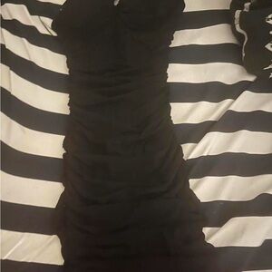 Chic Strapless Black Dress